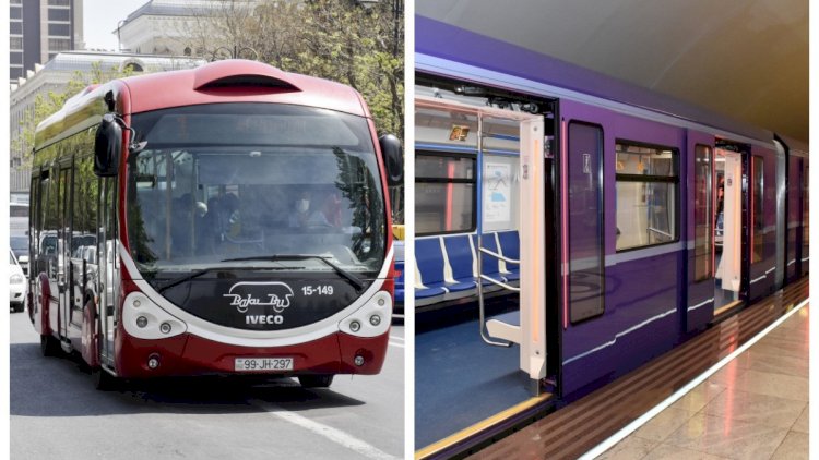 Bu gündən avqustun 16-dək ictimai nəqliyyat işləməyəcək