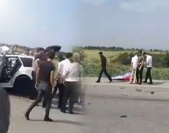 Kürdəmirdə dəhşətli qəza: Üç nəfər ölüb - VİDEO