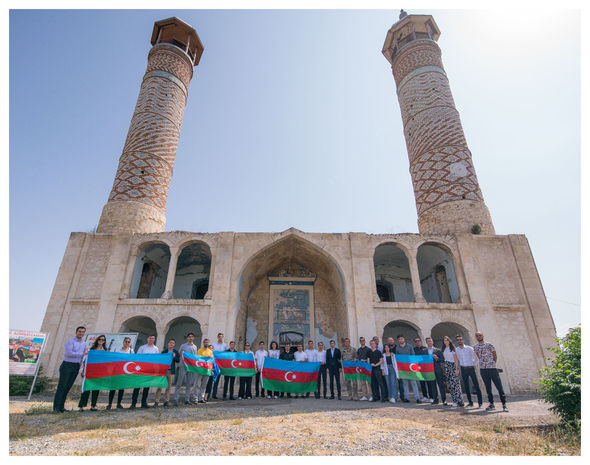 Aparıcı gənclər təşkilatlarının Ağdam səfəri baş tutub - FOTO