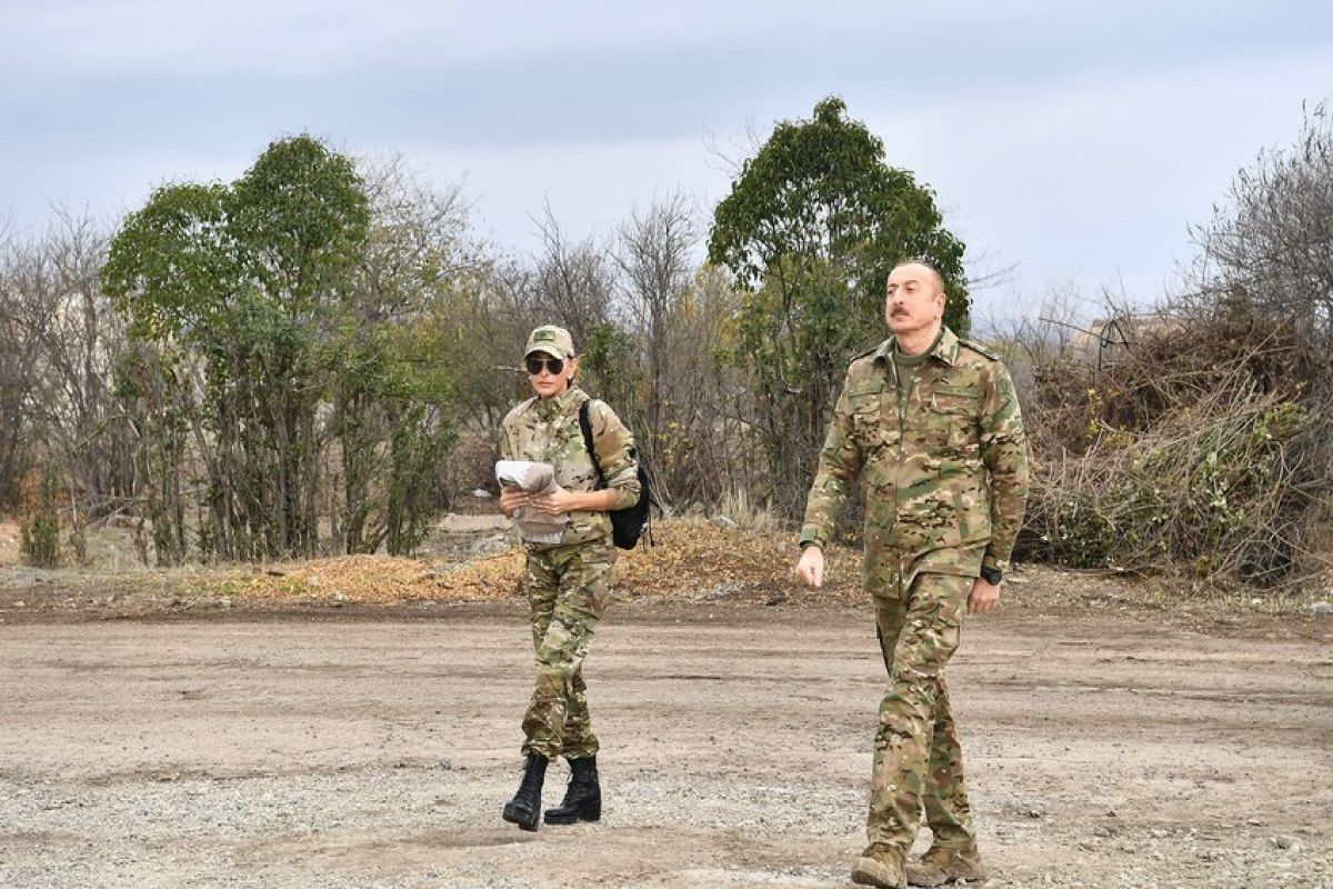 Prezident İlham Əliyev və Mehriban Əliyeva Kəlbəcərdə, Laçında olublar