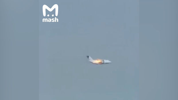 Rusiyada hərbi təyyarə qəzaya düşüb – ANBAAN VİDEO