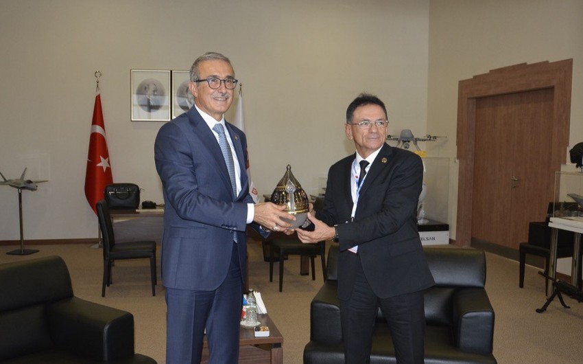 Mədət Quliyev türkiyəli həmkarı ilə görüşüb