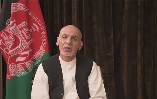 Əşrəf Qani ölkədən getdikdən sonra ilk dəfə dünyaya səsləndi - VİDEO