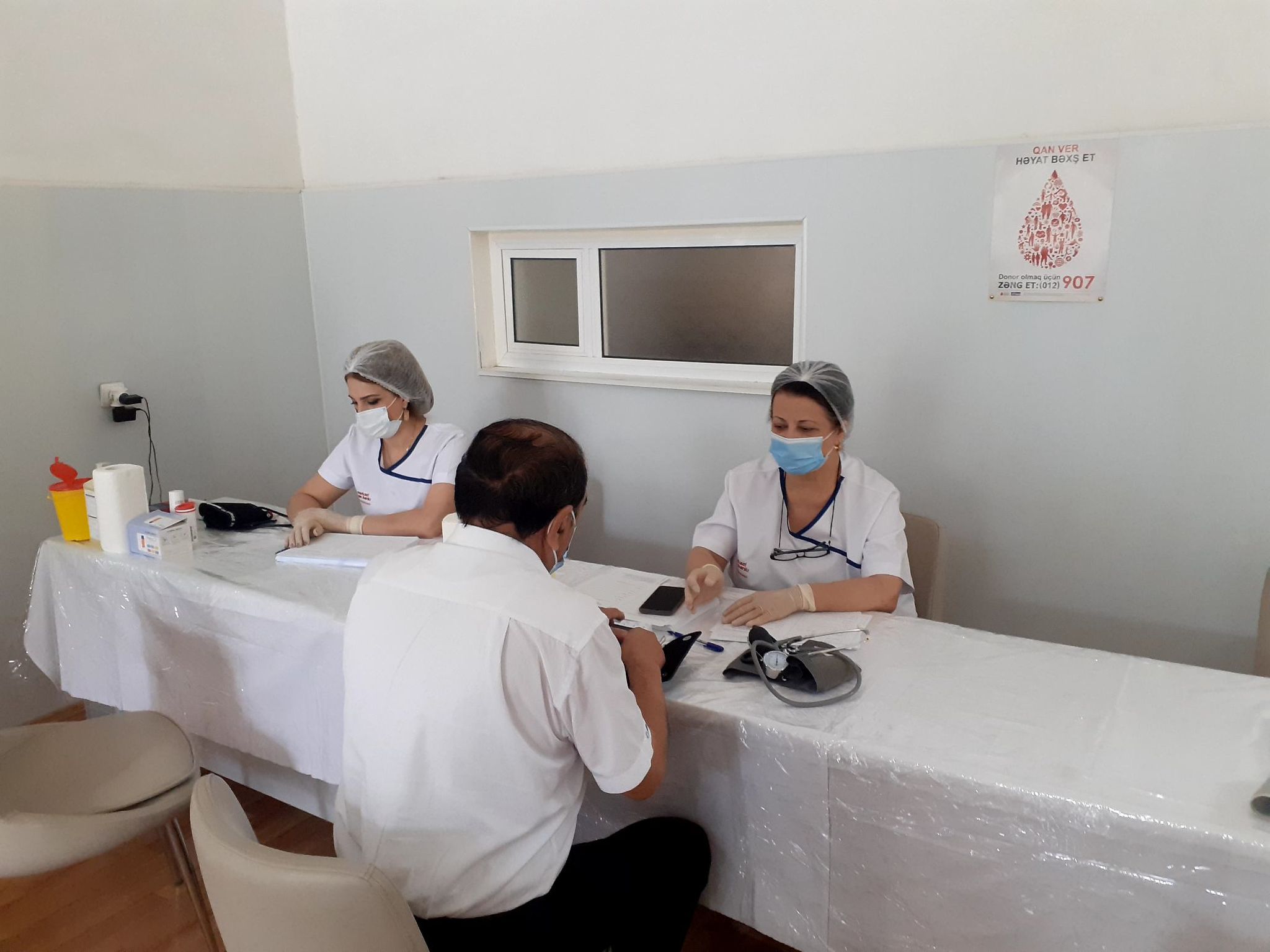 Aşura günü ilə bağlı Gəncədə qanvermə aksiyası keçirilir -  FOTO (ÖZƏL) 