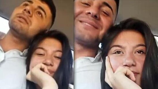 3 uşaq atasını öldürən qatil sevgilisi ilə canlı yayım açdı - VİDEO