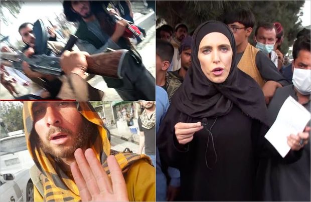 Amerikalı jurnalist “Taliban” yaraqlılarının hücumuna məruz qalıb - VİDEO