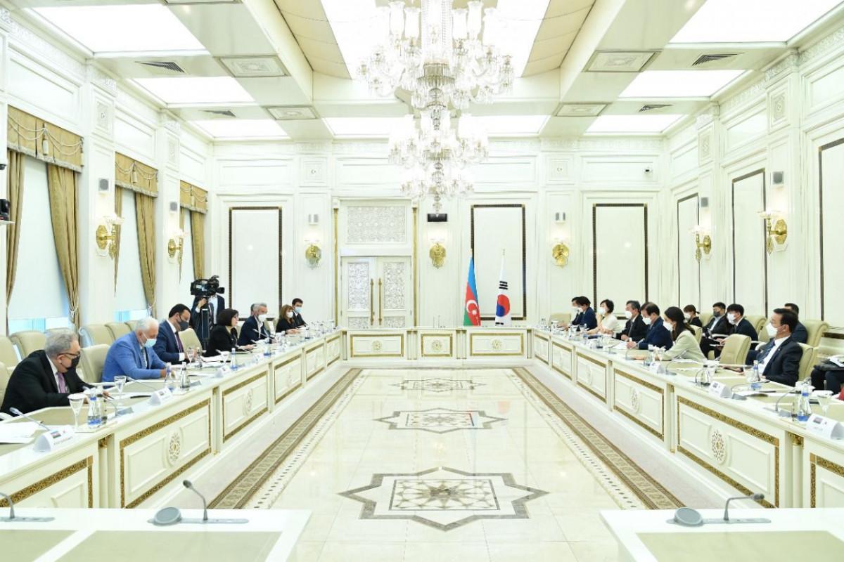 Sahibə Qafarova Koreya Milli Assambleyasının sədri ilə görüşüb