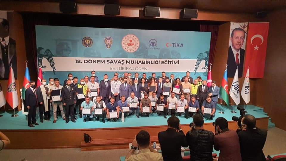 “Hərbi jurnalistika” mövzusunda təlimlər başa çatdı - ANKARADA