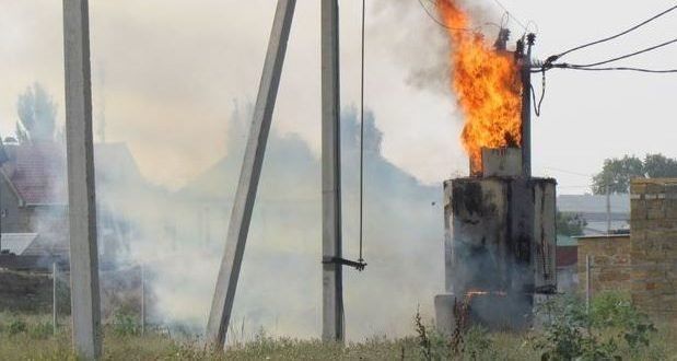 Bakıda transformator yanıb