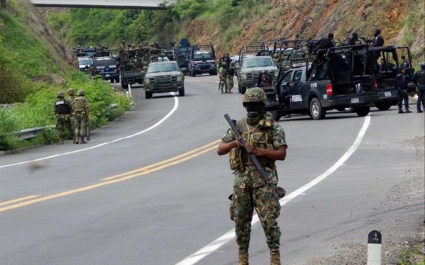 Meksikada hərbçilərə silahlı hücum edilib, 7 nəfər ölüb