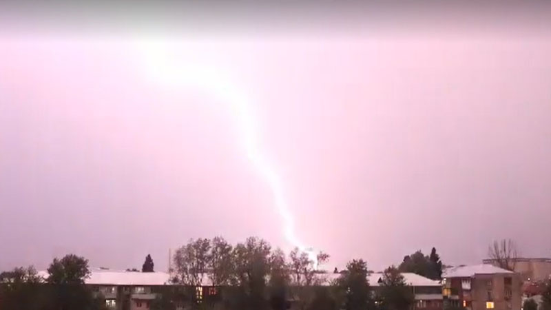 Gəncədə qorxulu anlar - ANBAAN VİDEO