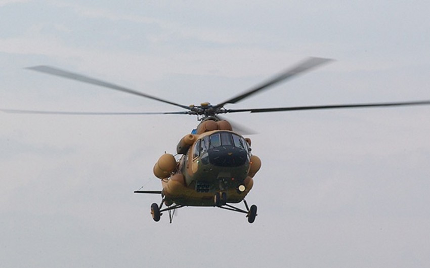 Meksikada Hərbi Dəniz Qüvvələrinə məxsus helikopter qəzaya uğrayıb