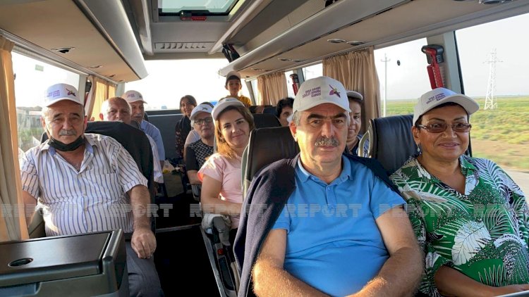 Şuşanın daha bir qrup sakini 29 il sonra doğma yurduna səfər edir