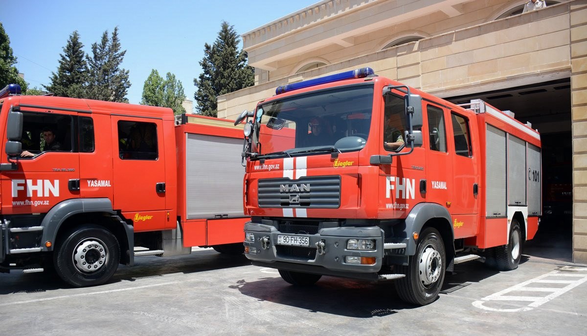 Mingəçevirdə evdə yanğın olub