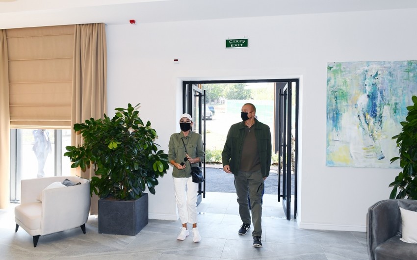 Mehriban Əliyeva Şuşada “Qarabağ” hotelinin açılışı ilə bağlı paylaşım edib