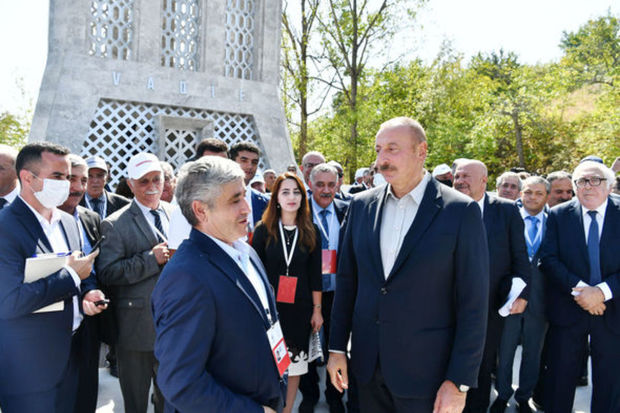 Prezident: “Vaqifin məqbərəsinin Şuşada ucaldılması qərarını ulu öndər Heydər Əliyev vermişdir” - VİDEO