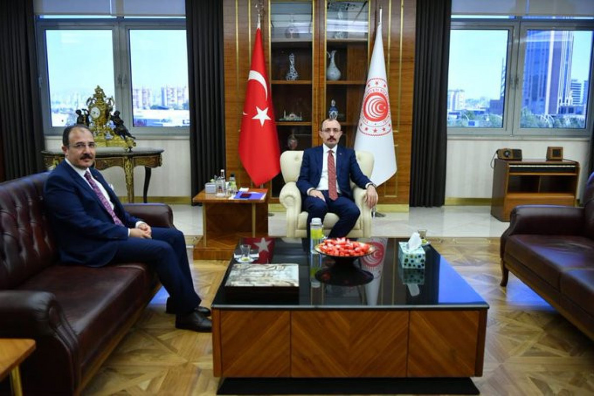 Səfir Türkiyənin ticarət nazirini Azərbaycanla iqtisadi əlaqələr barədə məlumatlandırıb