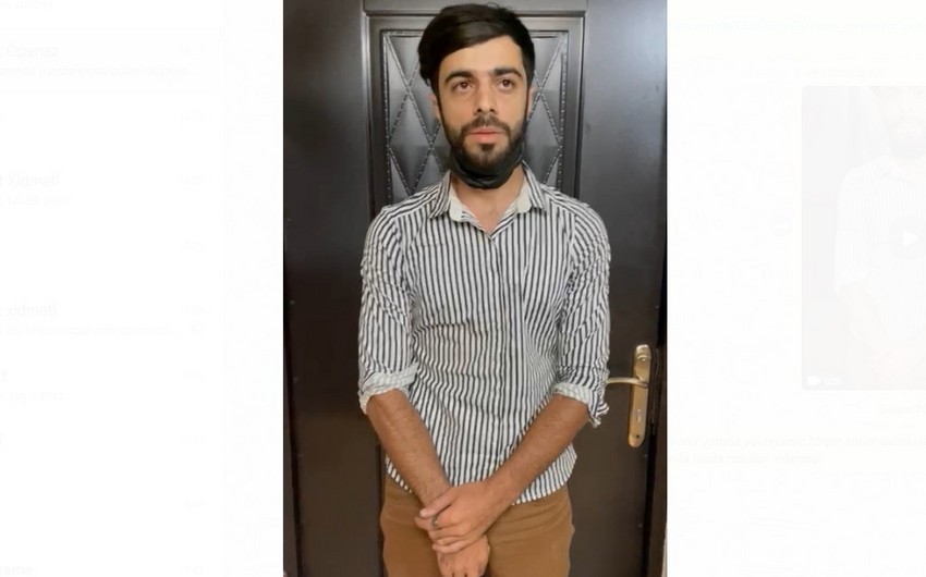 Toy karvanlarında motosikletlə pullu müşayiət xidməti barədə elan yayan şəxs saxlanıldı