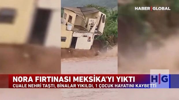 Çayın suyu məcrasından çıxıb evləri yuyub apardı – ANBAAN VİDEO