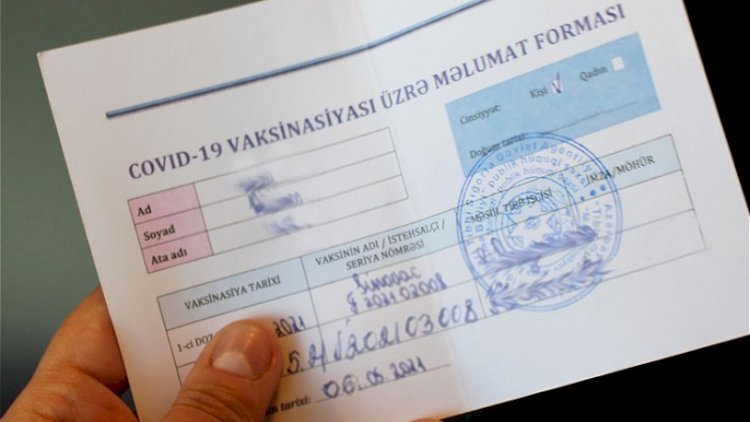 Azərbaycanda bunu da elədilər: Xaricə saxta COVİD-19 pasportu satdılar
