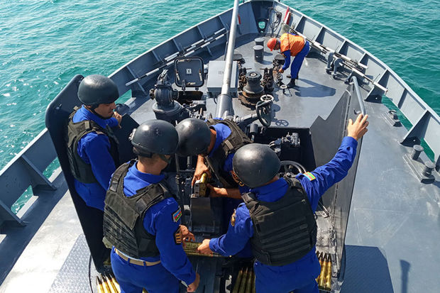 “Dəniz kuboku” müsabiqəsində hava hədəflərinə artilleriya atışları yerinə yetirilib - VİDEO