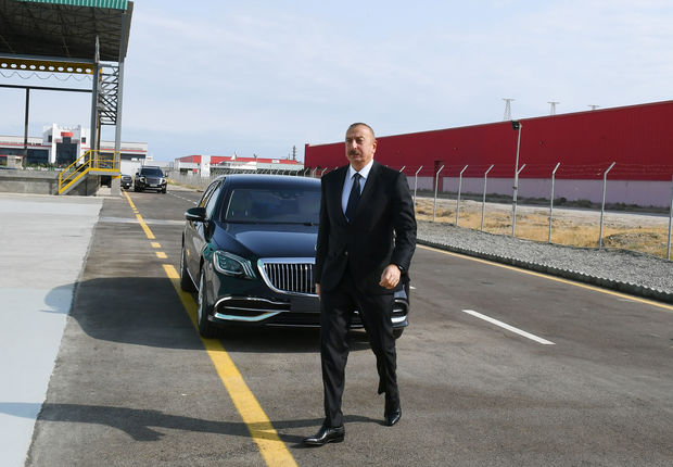 Sumqayıt Kimya Sənaye Parkında “Azmonbat” MMC-nin açılışı olub - YENİLƏNİB + FOTO