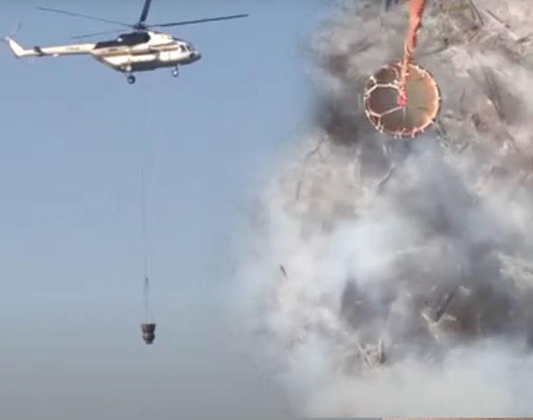 Qəbələdə dağlıq ərazidəki yanğın söndürüldü - YENİLƏNİB + VİDEO