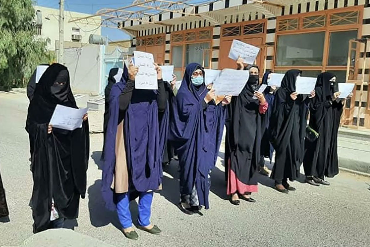 “Taliban” Kabildə qadınların aksiyasını dağıtmaq üçün qazdan istifadə edib