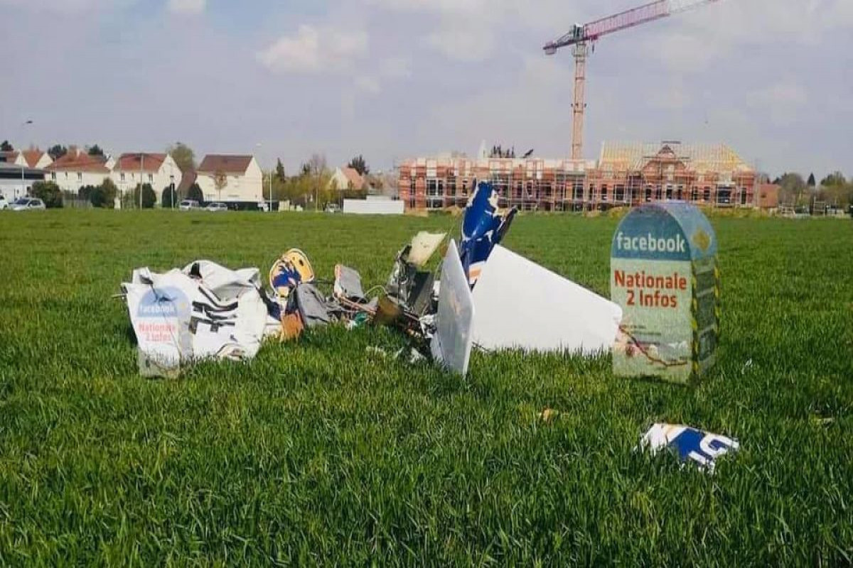 Fransada təyyarə qəzasında iki nəfər ölüb