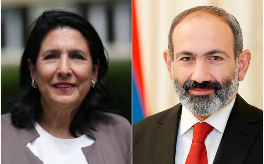 Gürcüstan prezidenti Ermənistanın baş naziri ilə regional məsələləri müzakirə edib