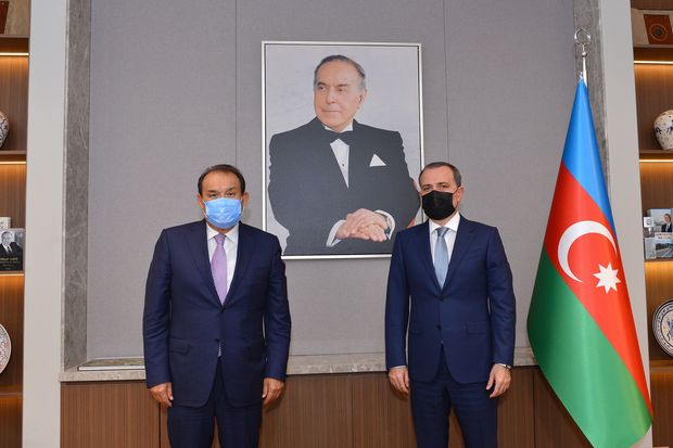 Ceyhun Bayramov Türk Şurasının baş katibini qəbul edib – FOTO