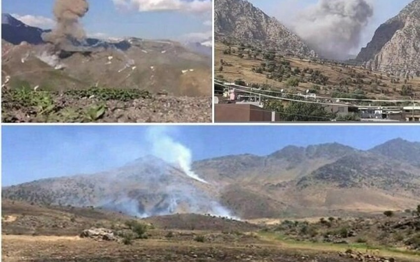 İran İraqda PKK-nın mövqelərinə zərbə endirib