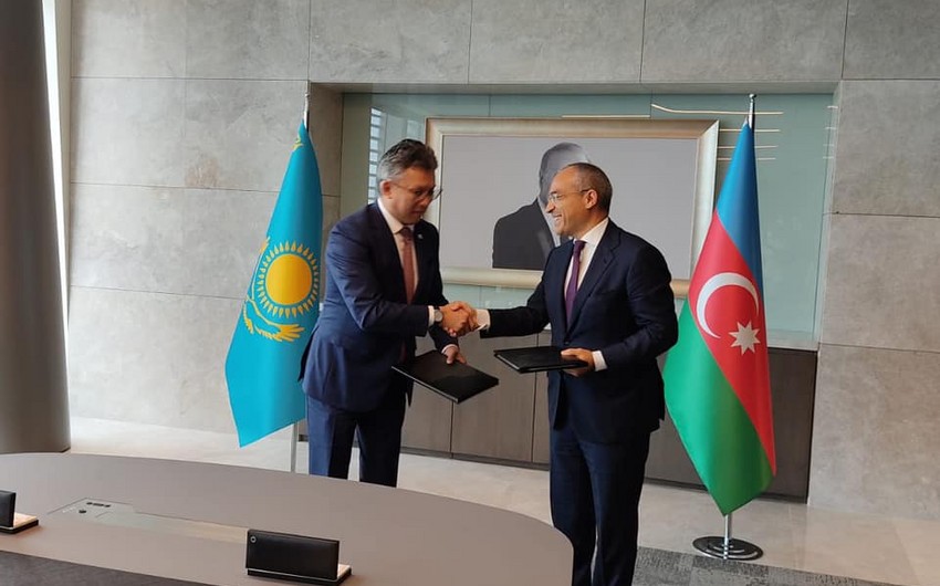 Azərbaycan və Qazaxıstan arasında ticarət əməkdaşlığı üzrə memorandum imzalanıb