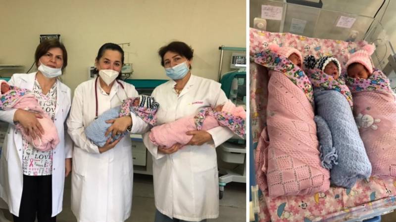 Azərbaycanda 19 yaşlı qadın üçəm dünyaya gətirdi
