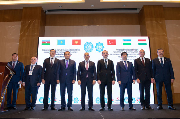 Qarabağın bərpasına həsr olunmuş biznes forum keçirilib - FOTO