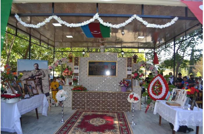 Mingəçevirdə şəhidin xatirəsinə bulaq istifadəyə verilib - FOTOLAR