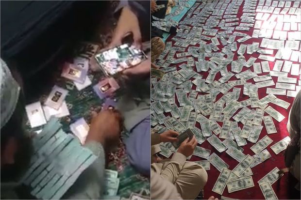 Əfqanıstanın keçmiş vitse-prezidentinin evindən 6,5 milyon dollar pul və qızıl külçələr tapılıb - FOTO/VİDEO