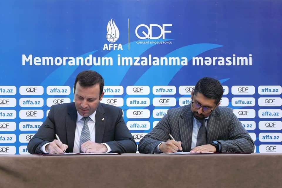 Qarabağ Dirçəliş Fondu və AFFA arasında Memorandum imzalanıb
