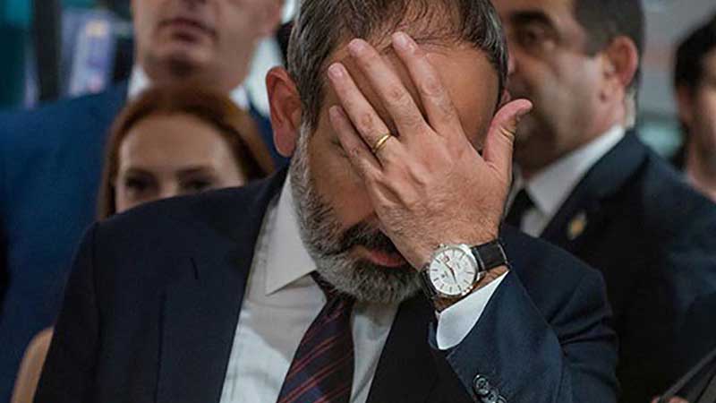 Paşinyan sərxoş vəziyyətdə -VİDEO