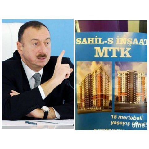 “Sahil - S İnşaat” MTK fırıldağının qurbanları İlham Əliyevə müraciət etdi