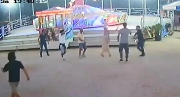 Lunaparkda qan donduran görüntülər – VİDEO