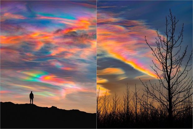 Səmada müşahidə olunan anomal buludlar hər kəsi heyran qoydu - FOTO