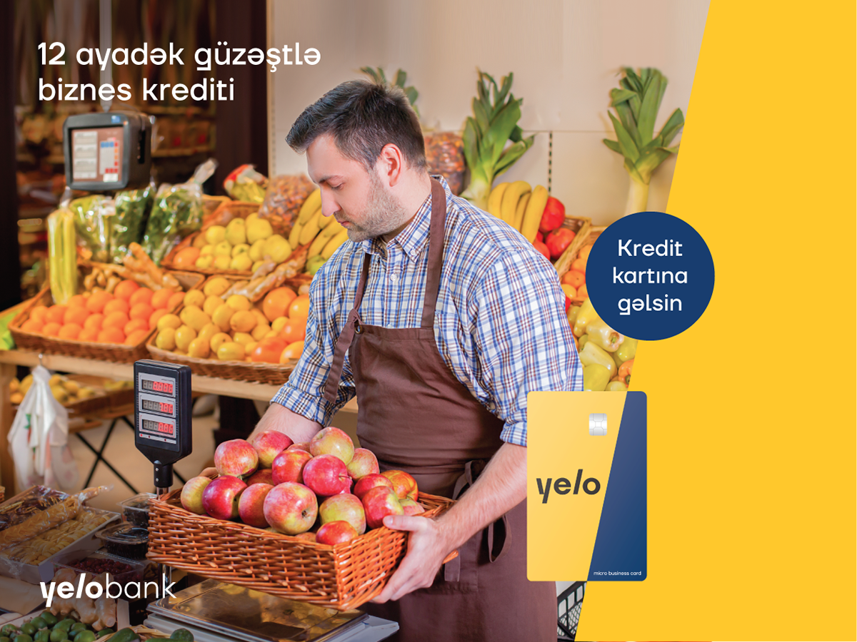 Yelo Bank-dan 12 ayadək güzəştli mikro kreditlər