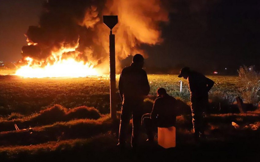 Meksikada boru kəmərində partlayış olub