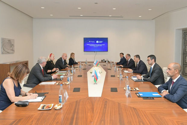 Rəşad Nəbiyev Beynəlxalq Astronavtika Federasiyasının nümayəndələri görüşüb - FOTO