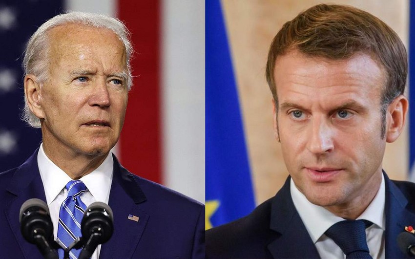 Makron Baydenlə Avstraliya ilə bağlı danışıqlar aparacaq