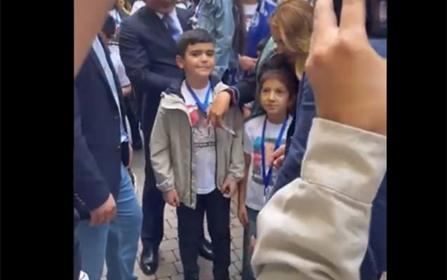 Şəhid övladı Şuşada ad gününü qeyd etdi - Video