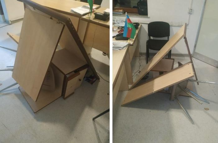 Mingəçevir sakini Təcili Yardım Stansiyasının növbətçi bölməsində dava salıb