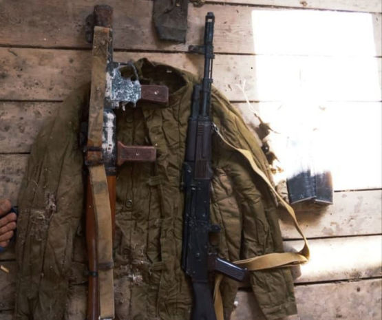 Sabirabadda silah-sursat tapılıb - FOTO