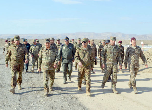 Generallar Azərbaycan-Türkiyə-Pakistan birgə hərbi təlimində - FOTO/VİDEO